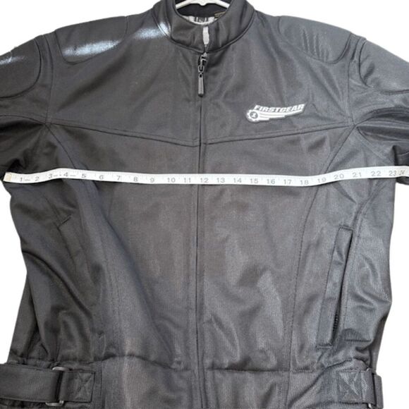 Firstgear Men's High Performance Hypertex Mesh Biker Jacket Black Size Large - Picture 13 of 15